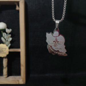 گردنبند پرشین گلف نقره ای