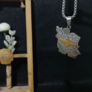 گردنبند ایران فروهر نقره ای