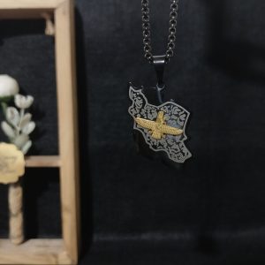 گردنبند ایران فروهر مشکی